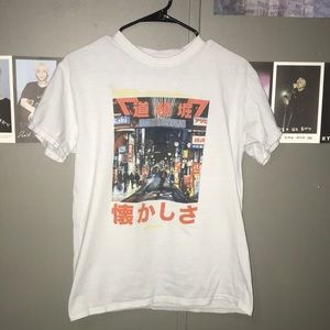Vintage aesthetic Japanese shirt